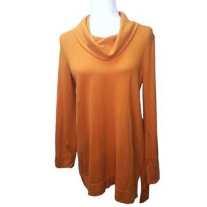 J. Jill Tunic Sweater Orange Excellent Used Condition SZ Small
